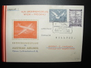 1959 WIEN MOSKAU MOSCOU MOCKBA BEHA ERSTFLUG PREMIER VOL FIRST FLIGHT AUTRICHE AUSTRIA - Premiers Vols