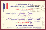 FM 39/45 -  Correspondance Des ARMEES De La REPUBLIQUE - Biffer Les Mentions Inutiles - Storia Postale