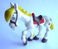 FIGURINE LUCKY LUKE COMICS SPAIN 1984 JOLY JUMPER DEBOUT SCELLE ROUGE TBE (1) - Sonstige & Ohne Zuordnung