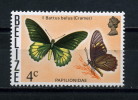 BELIZE    1974    Butterflies    4c  Battus  Belus     MH - Belize (1973-...)