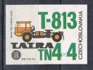 Viñeta CHECOSLOVAQUIA .Transportes TATRA TN 4x4 - Variétés Et Curiosités