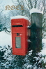 Postbox At Rillington, Yorks In Snow  Used To Canada - Post & Briefboten