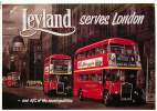 Leyland Double-decker Busses In London  Used To Canada - Bus & Autocars