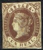 Sello 1 Real Isabel II  1862, Edifil Num 61 (*) - Nuevos