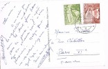 Postal VILLENEUVE (Canton Vaud) 1956. Montreux-Territet - Cartas & Documentos