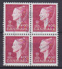 Denmark 1999 Mi. 1205  4.00 Kr Queen Königin Margrethe II 4-Block FREDERIKSHAVN Cancel !! - Usati