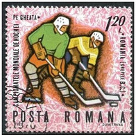 Rumania 1970 Scott 2150 Sello * Deportes Sports Campeonato Mundial Hockey Hielo Jugada Michel 2822 Yvert 2515 Posta Roma - Ungebraucht