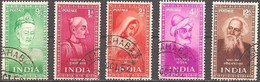 INDIA..1952..Michel # 221-226...used. - Gebraucht