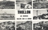 THOLLON LES MEMISES Haute Savoie 74 : Souvenir Multivues Balcon Sur Le Léman - Thollon