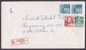 Denmark Registered Recommandée Einschreiben Label AGEDRUP 1984 Cover To ODENSE C. - Cartas & Documentos