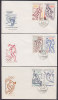 Czechoslovakia 1963 FDC Covers Olympic Games Olympische Sommerspiele TOKIO 1964 - FDC