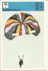 SPORT CARD No 223 - PARACHUTTING,  Yugoslavia, 1981., 10 X 15 Cm - Parachutisme