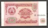 Tajikistan 1994,10 Rubles,VF CRISP UNC,P3 - Tadschikistan