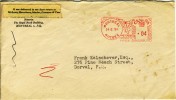 1959 Canada Early Metered Local Cover - Lettres & Documents