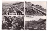 Wales - Snowdon Summit - 4 Views - Mosaic Postcard -not Used - Unknown County