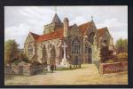 RB 858 - Early J. Salmon ARQ  A.R. Quinton Postcard St Mary's Church Rye Sussex - Rye