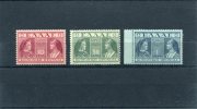 1939-Greece- "Queens" Charity Issue- Deep Violet-green-blue Complete Set MH - Liefdadigheid