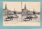 VENISE  -  Vue  Prise  De  La  Salute .  -  BELLE CARTE STEREO ANIMEE - - Cartes Stéréoscopiques