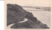 61   -   CHAMPTOCEAUX   -   La Route Au Flanc Du Coteau Et Le Pont Sur La Loire - Champtoceaux