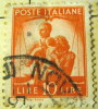 Italy 1945 Work, Justice And Family 10l - Used - Marcofilie