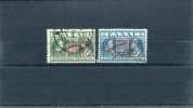 1946-47 Greece- "Postal Staff Welfare Fund" Charity- Complete Set With Aniline-violet Overprint, Used - Wohlfahrtsmarken