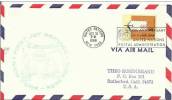 TWA FIRST JET FLIGHT NEW YORK-HONG KONG 1966 - Cartas & Documentos