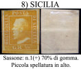 Sicilia-08 - Sassone N. 1 (+) Difettoso - Sicilië