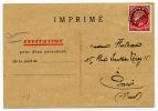 FRANCE - PREO. SUR LETTRE - N° 90 SUR CARTE PUB. - TB - 1893-1947