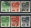 ● JAPAN 1952 / 62 - Aereo - N.° 24 / 26 Usati  - Cat. ? € - Lotto N. 19 /20 - Posta Aerea