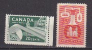 F0392 - CANADA Yv N°289/90 * ECONOMIE - Unused Stamps