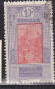 GUINÉE N° 86 10C VIOLET BLEU ET VERMILLON  GUE A KITIM OBL - Autres & Non Classés