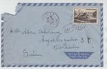 France Air Mail Cover Sent To Sweden Tours 19-8-1951 Single Stamped (the Cover Is Damaged See The Scan) - 1927-1959 Brieven & Documenten