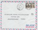 France Air Mail Cover Sent To Sweden Aubervilliers 10-12-1958 Single Stamped - 1927-1959 Covers & Documents