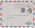 France Air Mail Cover Sent To Sweden Dinard 25-7-1959 BASKET BALL Stamp (the Cover Has Been Bended) - 1927-1959 Lettres & Documents