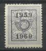 BELGIQUE ,  5 C , Chiffre Sur Lion , 1951 , 1959 . 1960 - Typos 1951-80 (Chiffre Sur Lion)