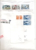 TIMBRES DE POSTE AERIENNE SUR 2 LETTRES RECOMMANDEES - 1927-1959 Briefe & Dokumente