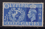 GB 1948 KGV1 2 1/2d BLUE OLYMPIC GAMES UNUSED STAMP SG 495...( C871 ) - Unused Stamps