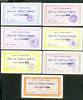 RRR , BOSNIA WAR TIME BANKNOTE , ZENICA EMERGENCY ISSUE SDK ALL 7 BANKNOTES ND 1993 - Bosnie-Herzegovine