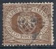 1877-90 SAN MARINO USATO STEMMA 30 CENT - RR10210 - Oblitérés