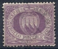 1877-90 SAN MARINO USATO STEMMA 40 CENT - RR10210 - Oblitérés