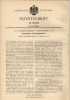 Original Patentschrift - H. Seissenschmidt In Plettenberg , 1900 , Schiene Für Eisenbahn !!! - Autres & Non Classés