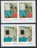DENMARK/Dänemark 2011, "Camping" Perforation 13½ X 13½ Pairs From Booklets Self-adhesive (serpentine Roulette)** - Nuovi