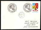 FIRST PEOPLE AT SOUTH POLE, R. AMUNDSEN, 1981, METER MARK ON COVER, ROMANIA - Onderzoekers