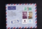 ISRAEL - ISRAELE  8 - 1981 REGISTERED LETTER TO ITALY - LETTERA RACCOMANDATA - Storia Postale