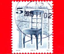 UNGHERIA - Usato - 2000 - Mobili Antichi - Sedia - Chair - Armchair - 5 - Used Stamps