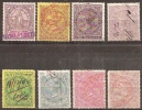 CAPE OF GOOD HOPE - Eight Different Used Queen Victoria Revenue Cinderellas. Couple With Small Faults - Capo Di Buona Speranza (1853-1904)