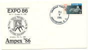 Canada Cover Special Cancel EXPO 86 Clearbrook Postal Station 31-5-1986 Abbotsford B. C. - Storia Postale