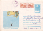 SKY DIVING, 1995, COVER STATIONERY, ENTIER POSTAL, SENT TO MAIL, ROMANIA - Paracadutismo