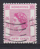 Hong Kong 1954 Mi. 185      50 C Königin Queen Elizabeth II. - Usados