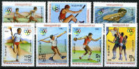 Kampuchea #378-84 Mint Never Hinged LA Olympics Set From 1983 - Kampuchea